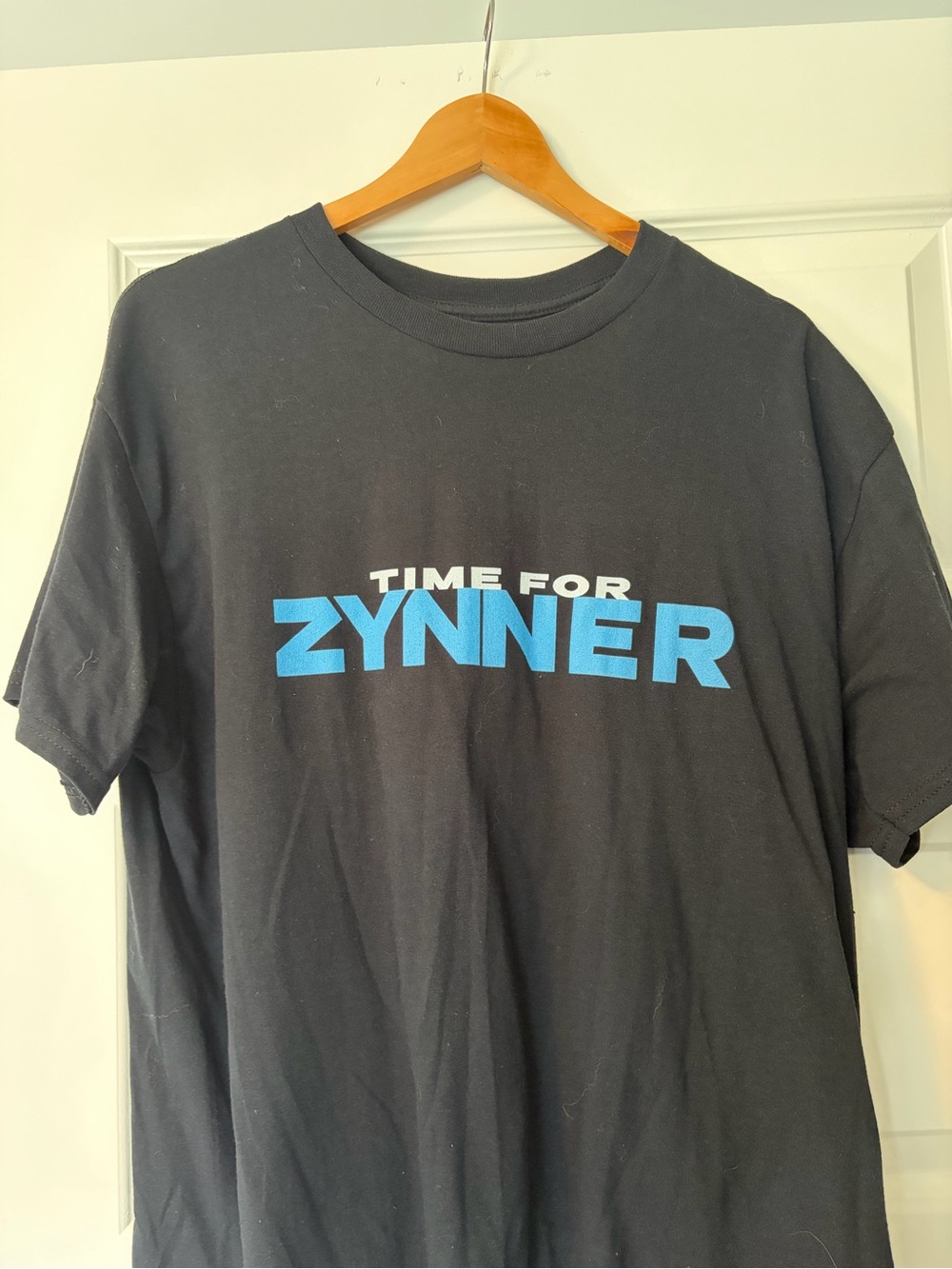 Zyn Graphic Tees - Black with Blue Print